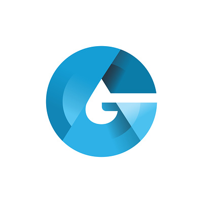 LOGO G WATER branding design flat graphic design illustration logo typography vector