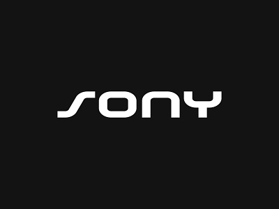 SONY branding electronic letters logo logotype playstation redesign sony tech typo typography