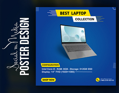 laptop social media post design graphic design laptop post design post bdesign social media post design