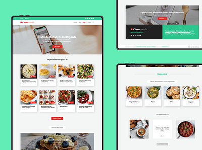 Meal Planner Website branding dashboard design graphic design logo ui ux webdesign website