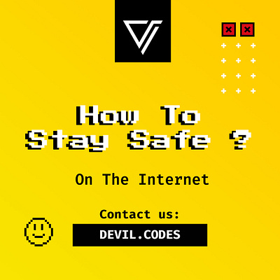 How To Stay Safe On The Internet ? 3d animation branding graphic design logo motion graphics ui