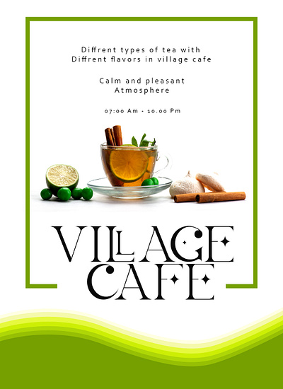 Village Cafe graphic design