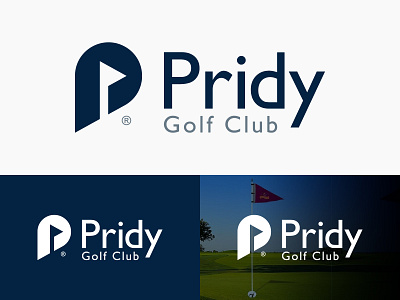 🚀 Pridy Golf Club - Logo Design branding business business logo creative graphic design logo professional ui