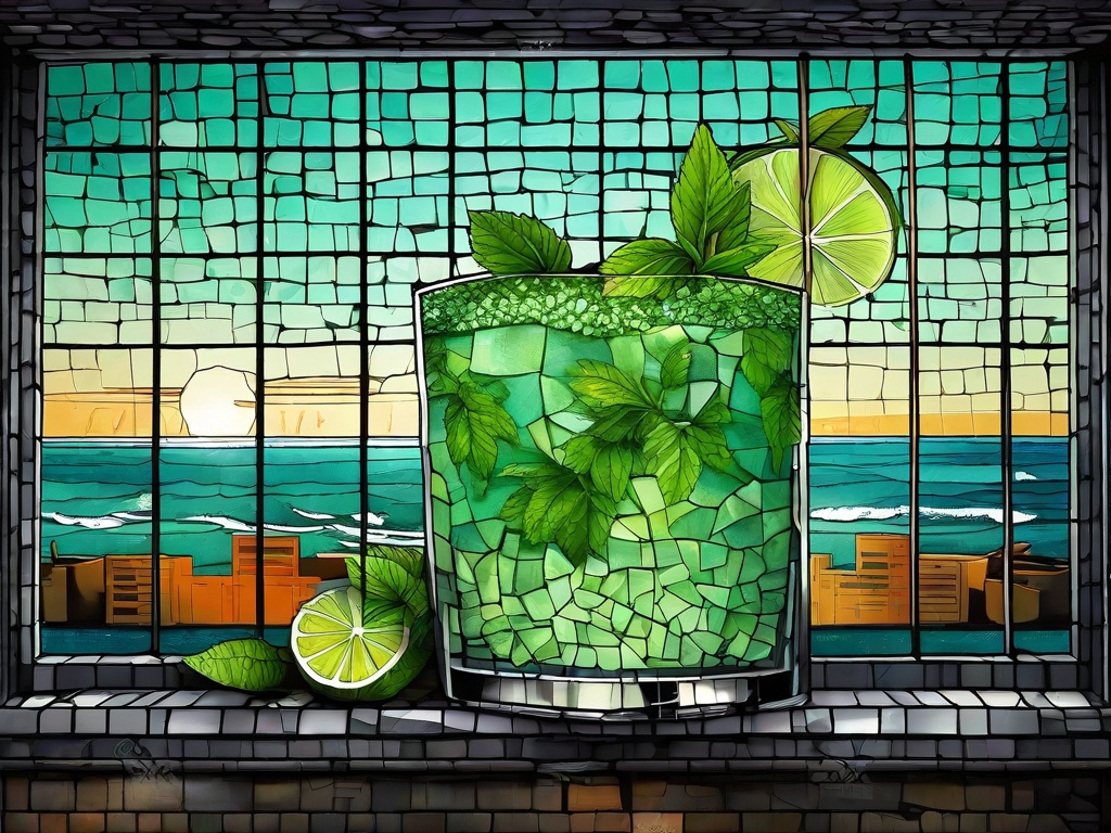 Cocktails with a view affinity ai mos mosaic procreate