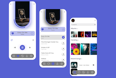 music app app design music music app ui