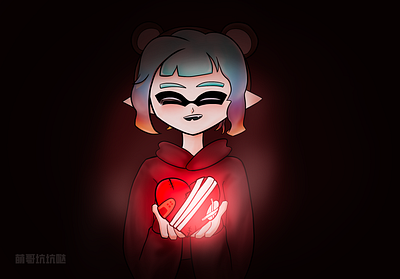 I try my best to mend a broken heart. artwork design drawing fanart illustration mengge kkd oc splatoon