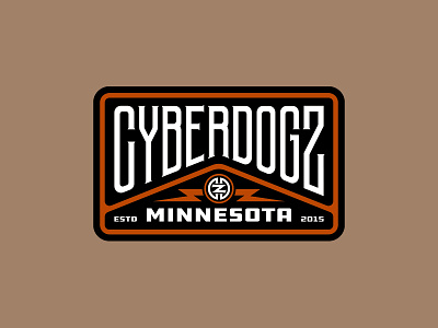 Cyberdogz | Type Badge badge bradford bradford design brand design branding cyberdogz cyberdogz marketing sign type type design typography