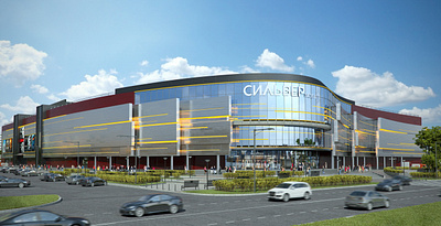 Торговый центр (Shopping Mall) 3d 3dsmax architecture corona