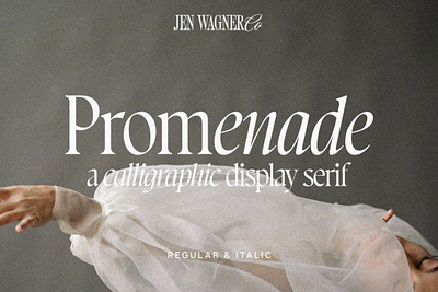 Promenade | A Calligraphic Serif beauty