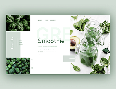 Test Project/Smoothie branding design graphic design illustration ui ux