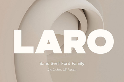 Laro Font Family elegant font
