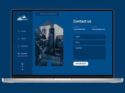 Contact Page #DailyUI app contact contact page dailyui design ui ux