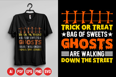 Halloween T-Shirt Design graphic design halloween halloween t shirt design t shirt t shirt design ui
