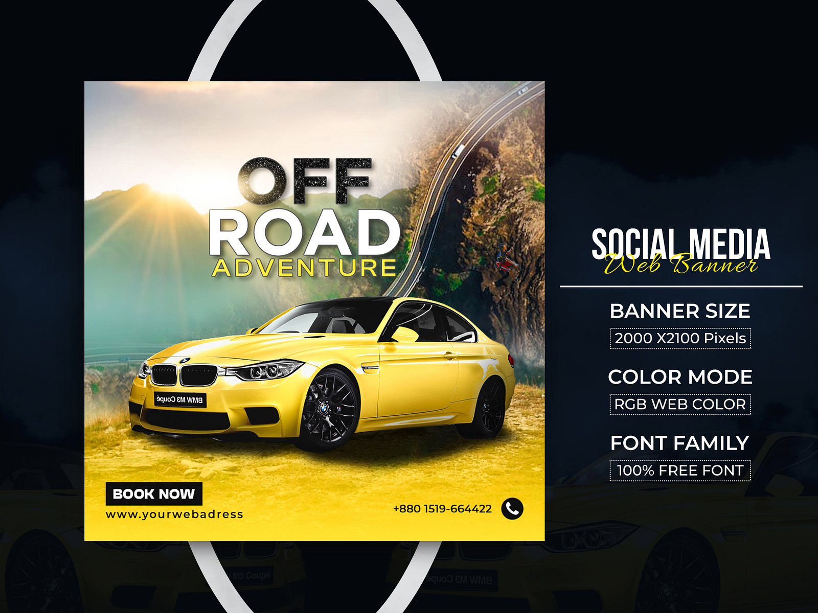 Social Media Car Manipulations Web Banner Design by MD AMINUR MIAH on ...