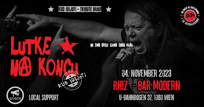 Concert Event Poster FB COVER cover fb poster punk rock template titel