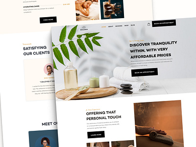 Souldeck - Spa and Beauty Website beauty design designagency figma inspiration project spa ui ux website websitedesign