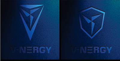 V-NERGY 3d branding graphic design logo