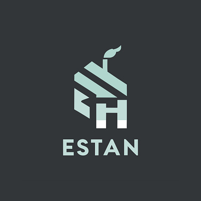 Logo for real estate house 2d logo. branding graphic design illustration logo vector
