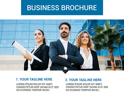 Business Brochure banner branding brochure design graphic design illustration page photoshop ui