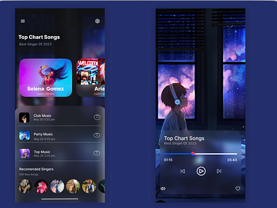 music branding design graphic design mobile music new play print ui