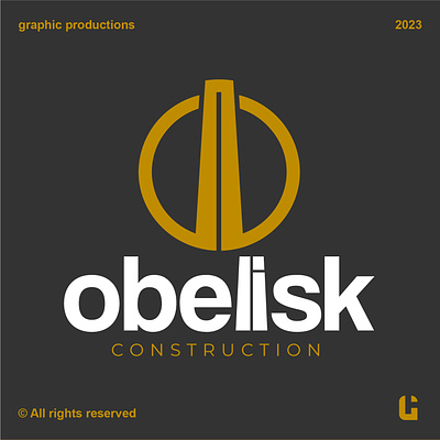 Logo Design & Branding for Obelisk Construction animation branding graphic design logo motion graphics ui