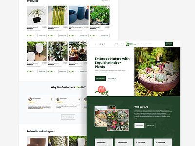 Taison Horticulture Web Re-Design ui web design website