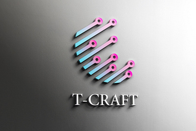 TechnoCraft branding com design graphic design icon illustration logo minimalist monogram tech logo technocraft trademark typography vector