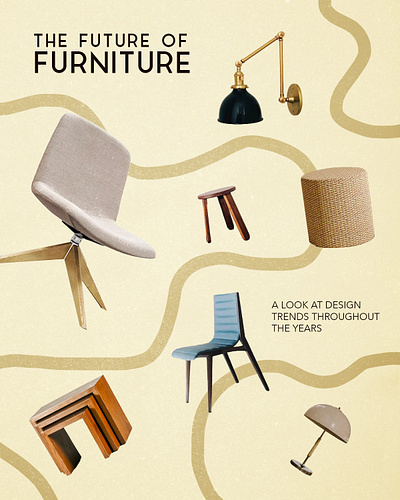Furniture Image graphic design layout photoshop