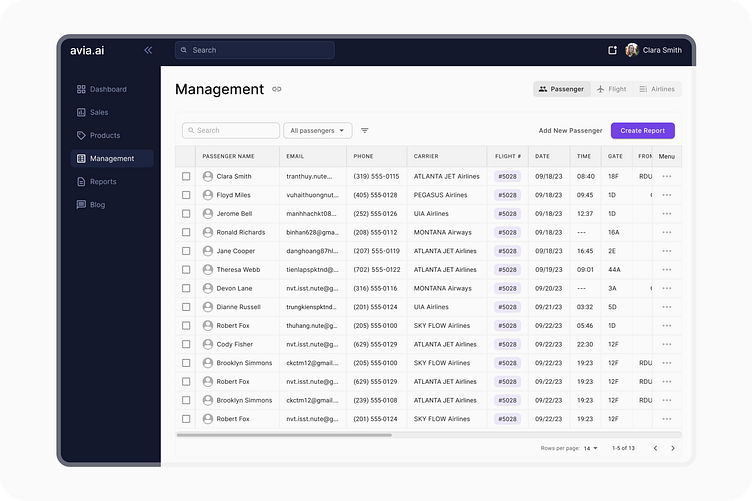 Large Table Design by Anna Helyk on Dribbble