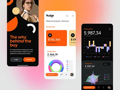 Concept dashboard mobile branding ui ux ux design