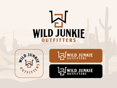Wild junkie branding branding cowboy logo design vintage branding vintage logo visual identity