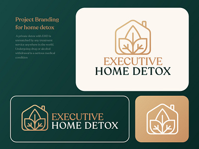 Home detox branding aesthetic logo minimal logo simple logo vintage logo