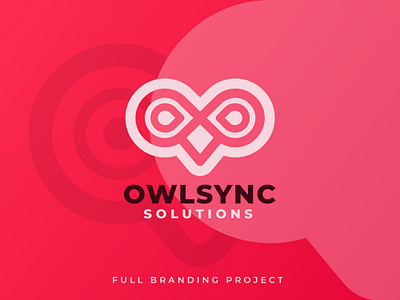 Owlsync branding animal logo branding minimal logo owl owl logo tech logo