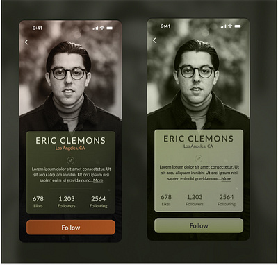 User Profiles figma interface mobileapp uidesign userprofile uxdesign