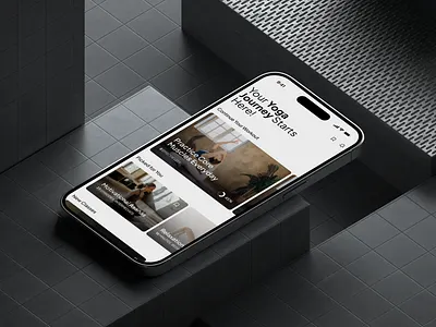 Online Yoga Class App Design app app design creative online class gym gym app inspiring minimal online class online class app online trainer online trainign online workout ui ui design ux ux design yoga app