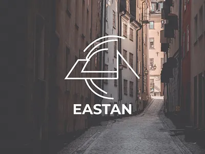Easten Logo Design logo design monoline logo