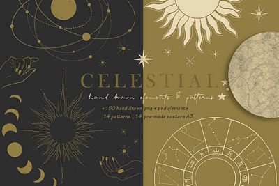 Celestial Soul. Sun Moon Space. app branding design graphic design illustration logo typography ui ux vector