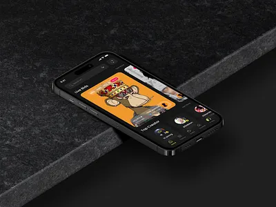 NFT marketplace design app design branding design ios marketplace mobile mockup nft ui ui design ux