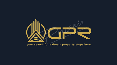 Global Park Realtors, GPR real estate logo design branding design graphic design icon illustration logo typography ui vector