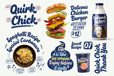 Quirk Chick - Quirky and Playful Script Font