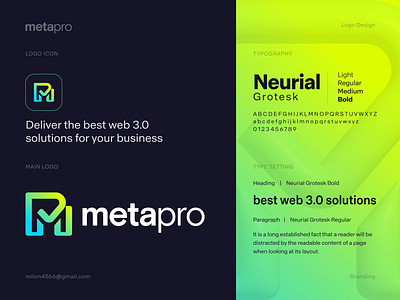 metapro logo design (web 3.0) brand brand identity branding identity letter p and m logo logo logo design logos logotype mark meta modern logo mp logo pm logo symbol tech logo technology logo web 3.0 web3 web3technology