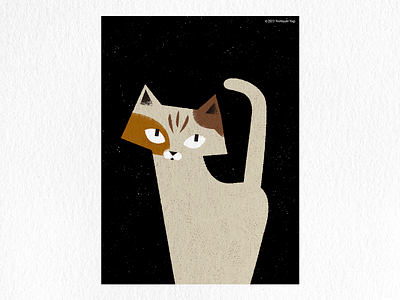 Kitty graphic design illustration