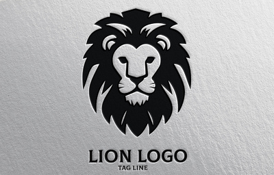Lion Head Logo animal branding design graphic design illustration lion logo typography vector
