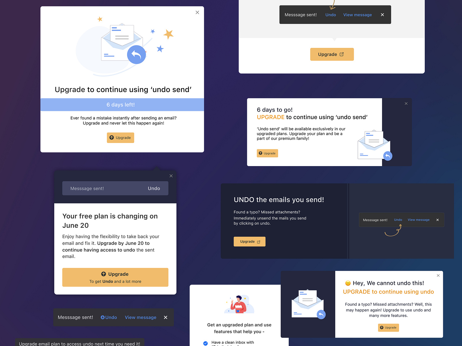 Nudge popover UI exploration by SHUBHANGI GUPTA on Dribbble