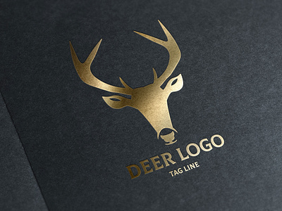 Deer Logo animal antler branding deer design graphic design illustration logo typography vector