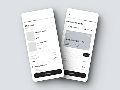 Checkout & Payment Wireframe Concept 3d animation app branding checkout concept design ecommerce graphic design illustration inspiration logo motion graphics payment ui userflow ux vector visual design wireframe
