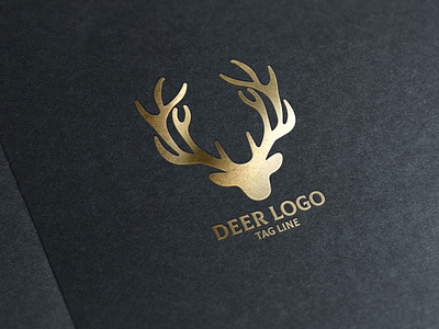 Deer Antler Logo animal antler branding deer design graphic design illustration logo typography vector