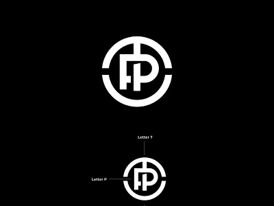 TPU Monogram black branding clean creative design graphic design letter tpu lettermark logo logodesign minimalist monogram ui vector white
