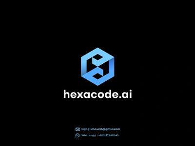 Hexacode Logo, coding Logo, code agency logo brand brand logo code codeart codecraft codeidentity codeinnovation codestyle coding logo company logo devdesign developerbrand hexacode logotipo logotype programminglogo techbranding techlogo webdevelopment