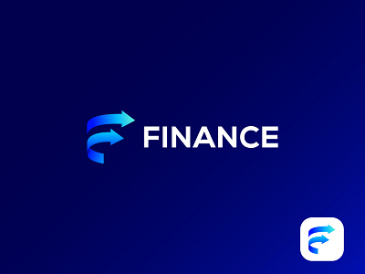 Finance Logo arrows branding crypto payments digital money finance financial fintech lettermark monogram tech technology transactions wallets web3 dapp